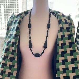 NWT Black Obsidian Necklace